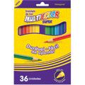 Lapis de Cor 3 Emb. c/36 Cores Cada - Multicolor