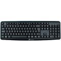 Teclado Slim PS2 ABNT 2 Preto - Clone